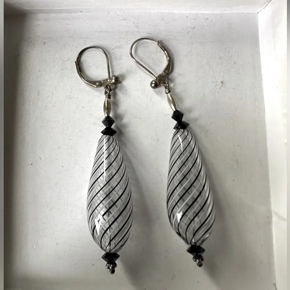 Vintage Murano Glass Earrings - Picture 1 of 2